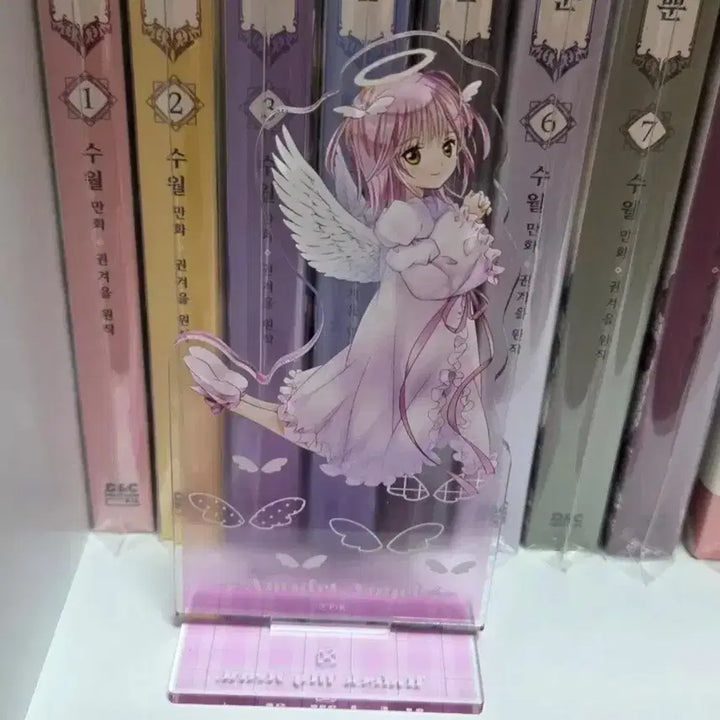 [BUNJANG] Shugo Chara Amu Acrylic Stand &amp; 3 Badges Set / (급처)캐릭캐릭체인지 아무 아크릴+뱃지3개