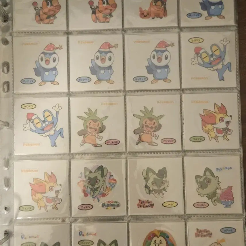 [BUNJANG] Pokemon Japanese Stickers / 포켓몬 일판 띠부 띠부실