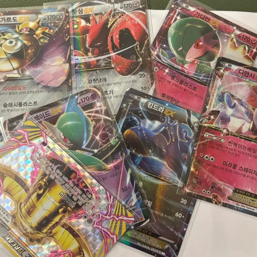 [BUNJANG] Pokemon EX Cards Bundle Set ( Aegislash, Dragalge, Gardevoir, Diancie, Scizor, etc.) / (일괄)포켓몬카드EX 킬가르도 킹드라 가디안 디안시 핫삼 등등