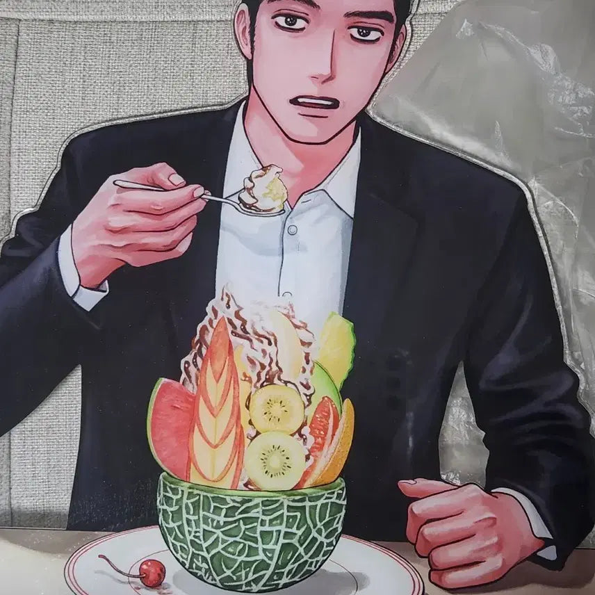 [BUNJANG] Karaoke Gaja Kyoong Big Acrylic Stand / 가라오케 가자 메론 쿄지 빅 아크릴 스탠드