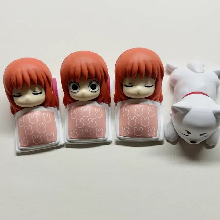[BUNJANG] Gintama Nemurasetai Gacha Figure Bundle (Kagura/Sada Haru) / (4개 일괄)은혼 네무라세타이 가챠 피규어(카구라/사다하루)