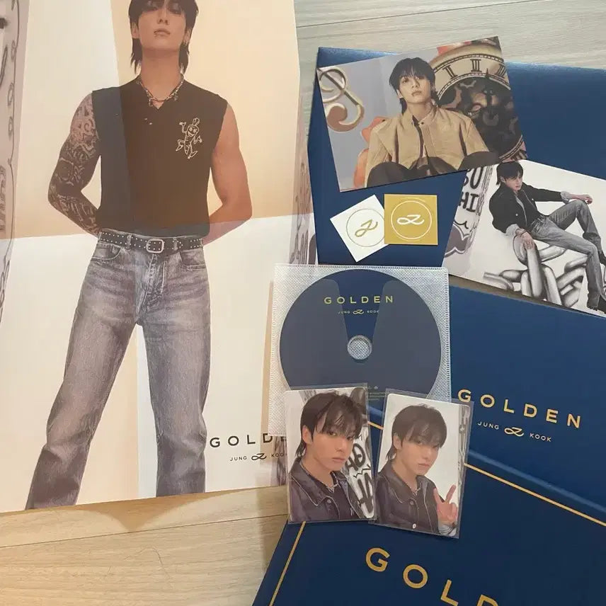 [BUNJANG] BTS Jungkook Golden Album + Weverse Album Bundle Set / 방탄소년단 bts 정국 GOLDEN 골든 앨범+위버스앨범