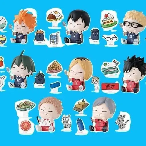 [BUNJANG] Haikyuu!! Happy Collection Figure Full Set (Excluding Hinata, Kageyama) / 하이큐 해피콜렉션 피규어 판매 (히나타, 카게야마 제외 풀세트)