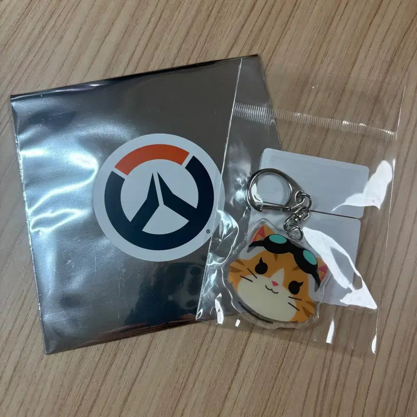 [BUNJANG] Overwatch x YOASOBI Collaboration Popup Sticker + Jetpack Cat Keyring / 오버워치 팝업 스티커+제트팩캣 키링