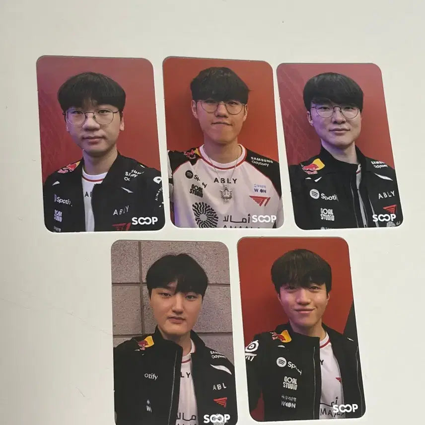 [BUNJANG] T1 MSI Soop Photocard Set / 티원 msi 포카 5장 일괄