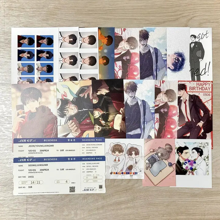 [BUNJANG] Garbage Time Photocard, Postcard, Keyring, Korotto Bundle Set / 가비지타임 포카 엽서 키링 코롯토 일괄 처분 양도