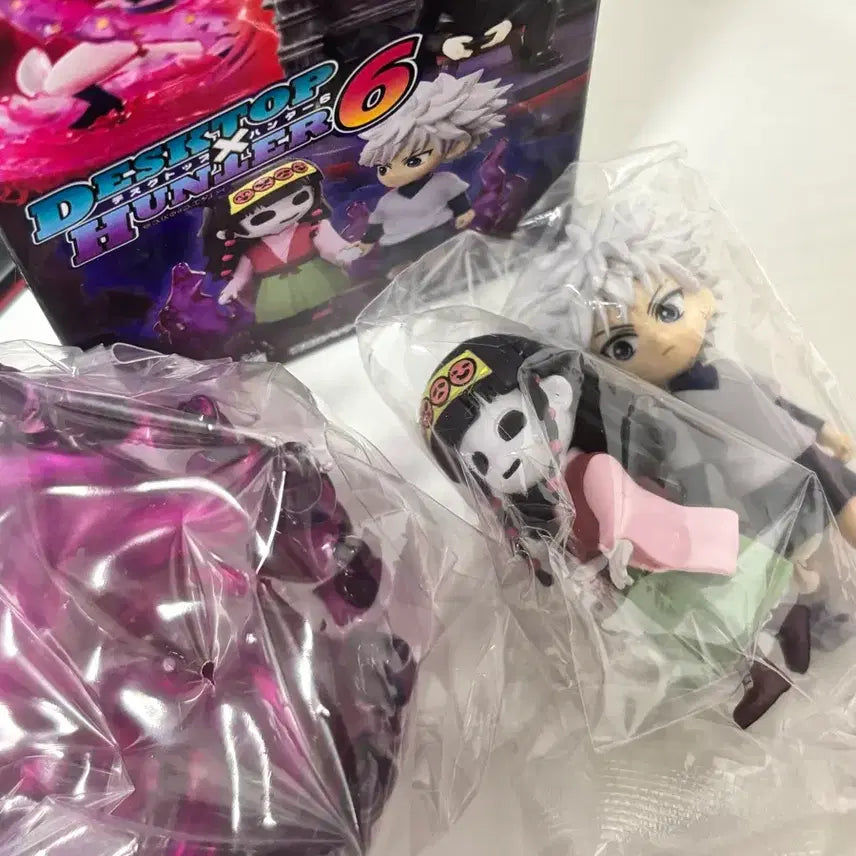 [BUNJANG] Hunter x Hunter Desktop Figure: Killua &amp; Nanika (Sealed) / (미개봉) 헌터헌터 데스크탑 피규어 리멘트 키르아, 나니카