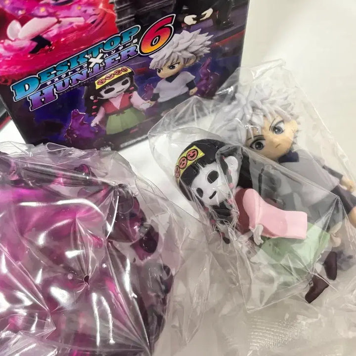 [BUNJANG] Hunter x Hunter Desktop Figure: Killua &amp; Nanika (Sealed) / (미개봉) 헌터헌터 데스크탑 피규어 리멘트 키르아, 나니카