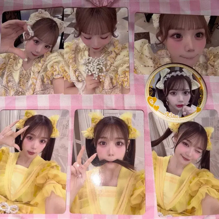 [BUNJANG] Cutestreet Risa Furusawa Trading Card Badge / 큐티스트리트 큐스토 후루사와 리사 후리 트레카 포카 뱃지 내한
