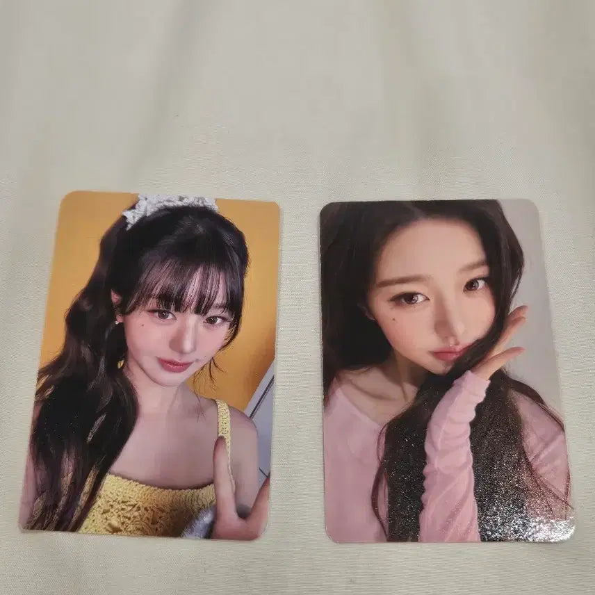 [SOLD OUT] (2개 세트)아이브 장원영 어뮤즈 걸 공식 포토카드 일괄 포카