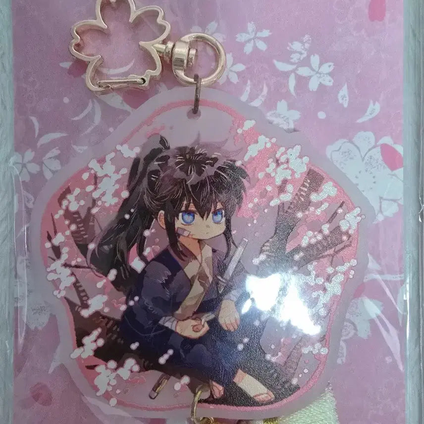 [BUNJANG] Gintama Gintoki Hijikata Cherry Blossom Sake Charm Keychain Bundle Set / 은혼 긴토키 히지카타 벚꽃 술장식 키링 일괄