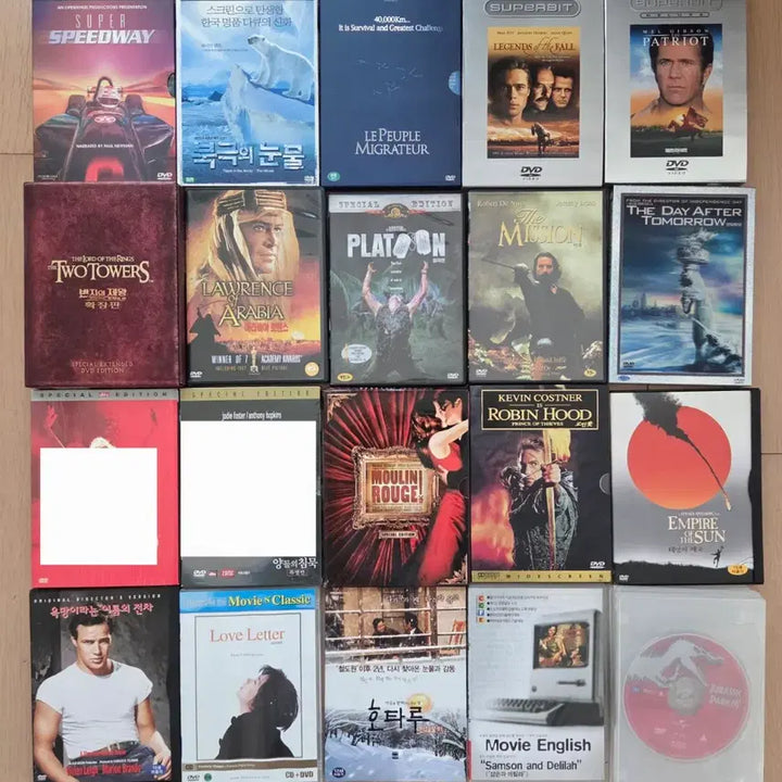 [BUNJANG] Various Classic &amp; Modern Movie DVDs / DVD 타이틀(Super Speedway,북극의 눈물, 위대한 비상,가을