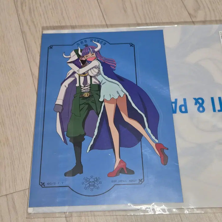 [BUNJANG] One Piece Kuji G Prize Kaido Pirates Page One &amp; Ulti Clear File &amp; Sticker Set (Sealed) / (미개봉)원피스 쿠지 G상 백수해적단 페이지원&amp;울티 클리어 파일&amp;스티커