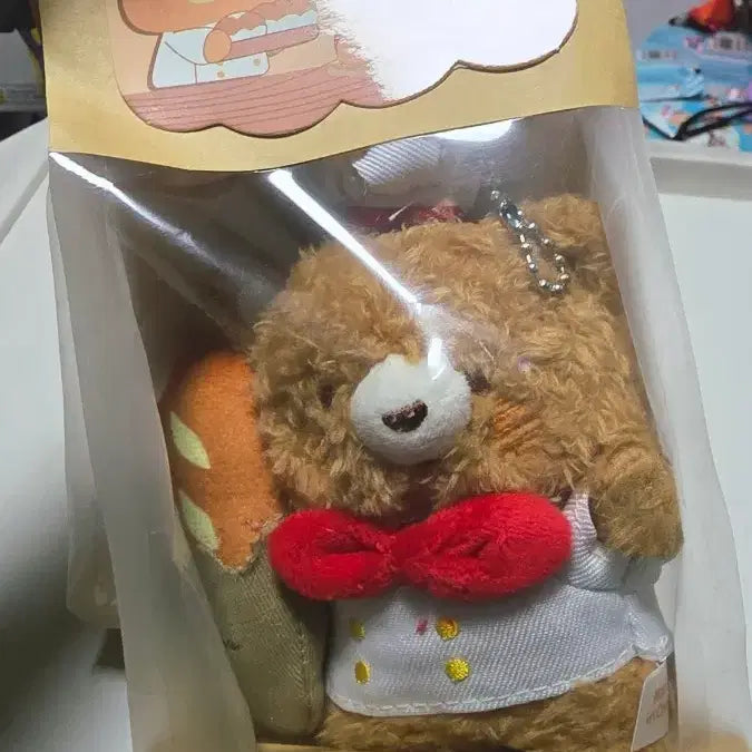 [BUNJANG] Bear Bakery Ggomdori Keyring / 베어 베이커리 곰돌이 키링