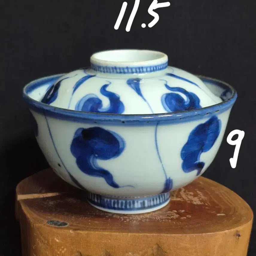 [BUNJANG] Blue and White Porcelain Tea Bowl / 청화 백자 잔 다완 찻잔