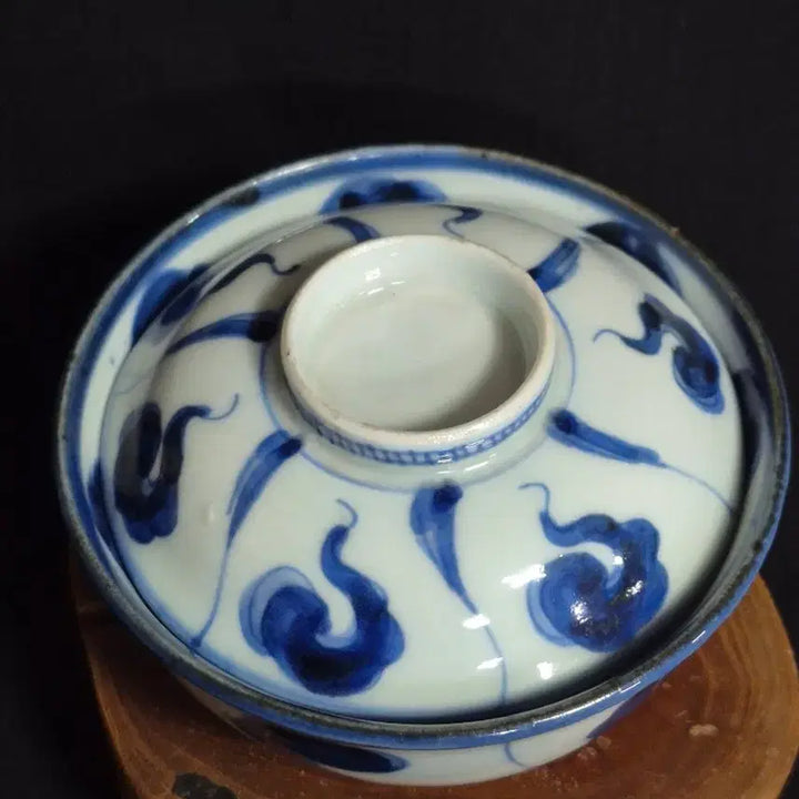 [BUNJANG] Blue and White Porcelain Tea Bowl / 청화 백자 잔 다완 찻잔