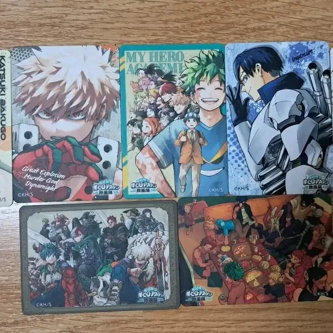 [BUNJANG] My Hero Academia Original Art Exhibition Magnet Set (7 Types) / 나의히어로아카데미아 나히아 히로아카 원화전 마그넷 7종