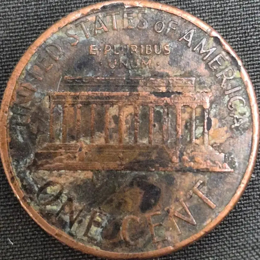 [BUNJANG] 1957 Lincoln Cent Error Coin / 19?7년 p링컨 페니. 와이드 AM. 오류 버블 주화