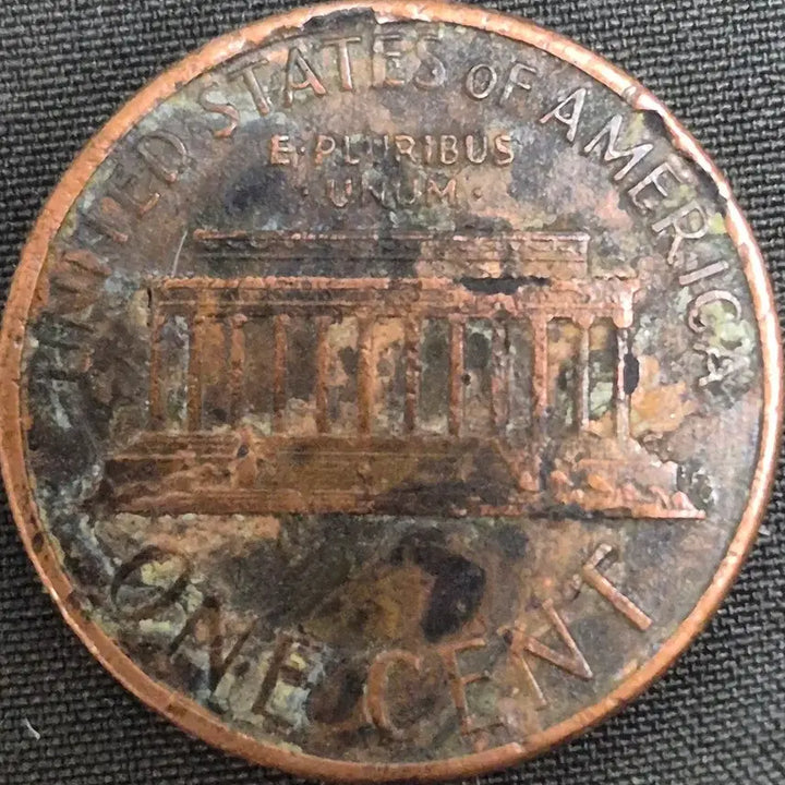 [BUNJANG] 1957 Lincoln Cent Error Coin / 19?7년 p링컨 페니. 와이드 AM. 오류 버블 주화