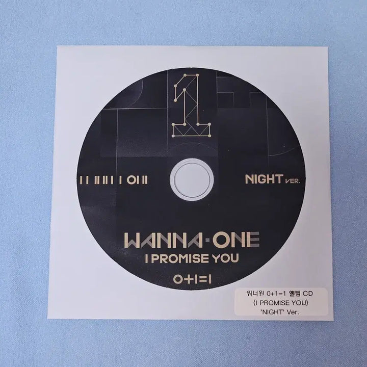 [BUNJANG] Wanna One 0+1=1 Album CD (Night Ver.) / 워너원 0+1=1 앨범 CD (NIGHT 버전)
