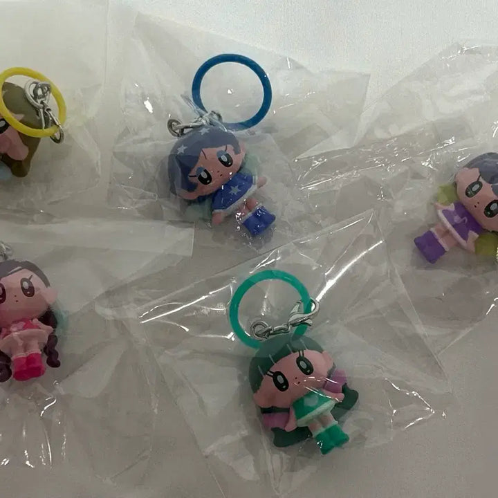 [BUNJANG] Monotchi &amp; Monogirl Mejirushi Gacha 5-Piece Full Set / (일괄)초포지티브 엔젤즈 모뇨치타 모뇨걸 메지루시 가챠 5종 5개 풀세트