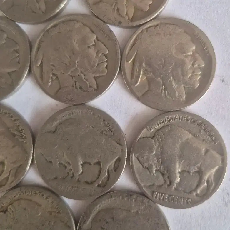 [BUNJANG] 1913-1938 Buffalo Nickel 5 Cent Coin / 버팔로 니켈 5센트 동전