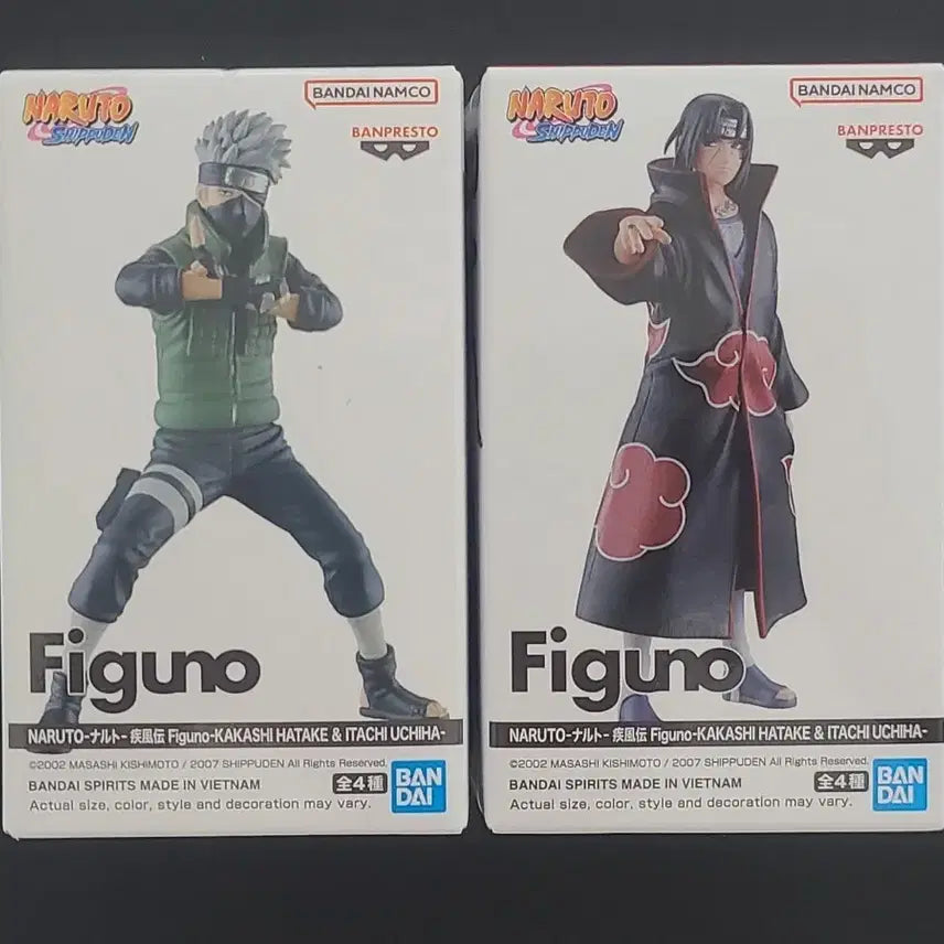 [BUNJANG] P.G.N. Naruto Shippuden Kakashi &amp; Itachi Figures Bundle Set / 나루토 피그노 피규어 카카시/이타치 일괄