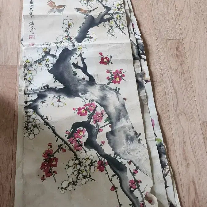 [BUNJANG] Korean Traditional Folding Screen, 8 Panels, Oriental Painting / 근대사 동양화 병풍 8점그림