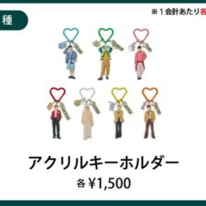 [BUNJANG] NCT DREAM Mark Wonderland Japan Fanmeeting MD Acrylic Keychain / 엔시티드림 원더랜드 일본 팬미팅 엠디 마크 아크릴키링