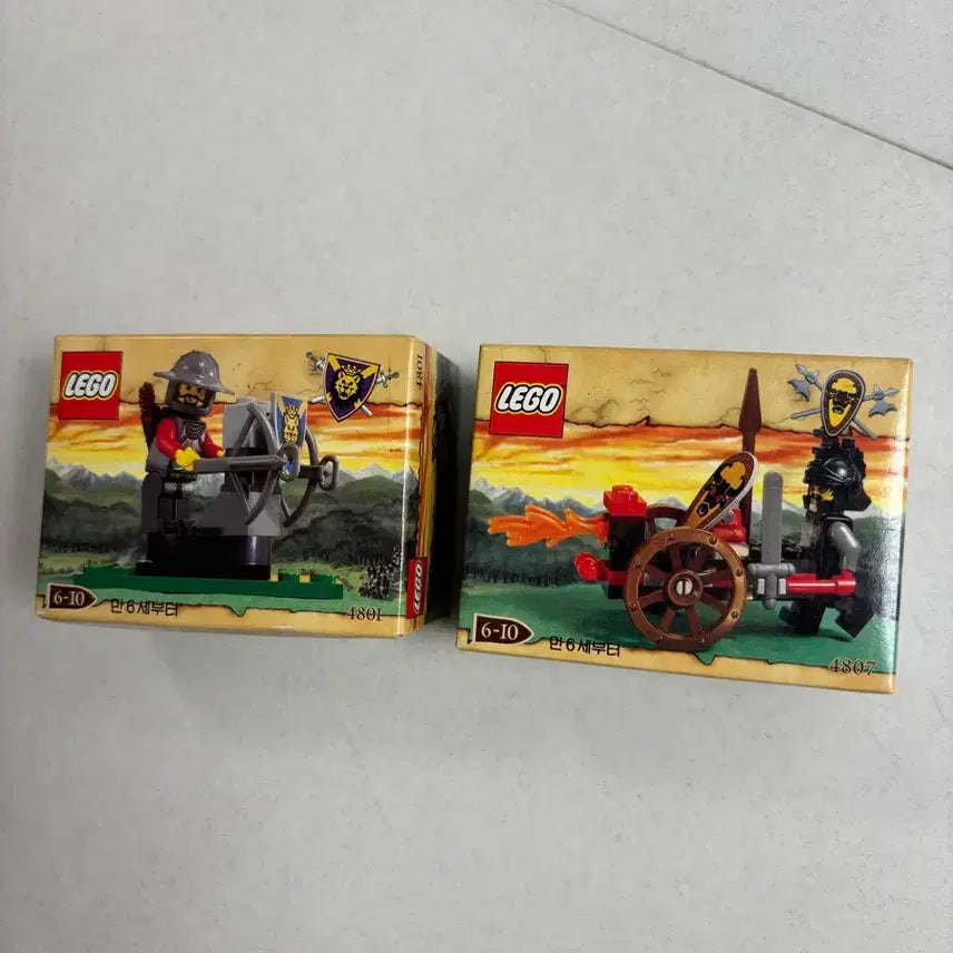 [BUNJANG] LEGO Scala Leo Castle Set (4801, 4807) - Domestic Version / 올드레고 레오성 4801 4807 국내판