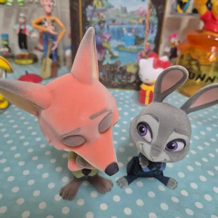 [BUNJANG] Zootopia Nick Wilde &amp; Judy Hopps Figure Set / 주토피아 닉주디 피규어 세트