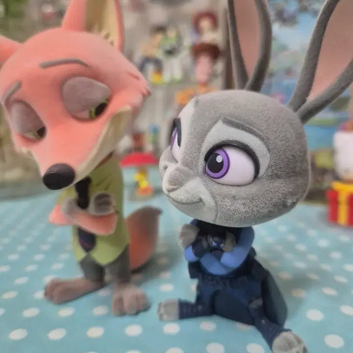 [BUNJANG] Zootopia Nick Wilde &amp; Judy Hopps Figure Set / 주토피아 닉주디 피규어 세트