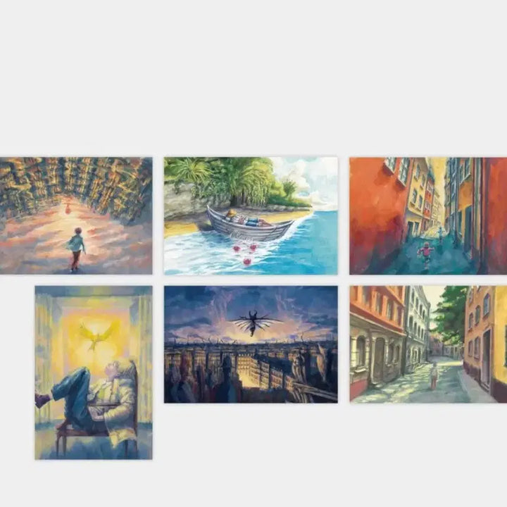 [BUNJANG] Yorushika Exhibition Postcard Set D / 요루시카 전시회 엽서 D
