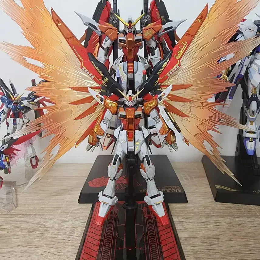 [BUNJANG] RG Destiny Heine Custom Painted, Strike Freedom, Perfect Strike Gundam Set / RG 데스티니 하이네 도색, 스트라이크 프리덤, 퍼펙트 스트라이크