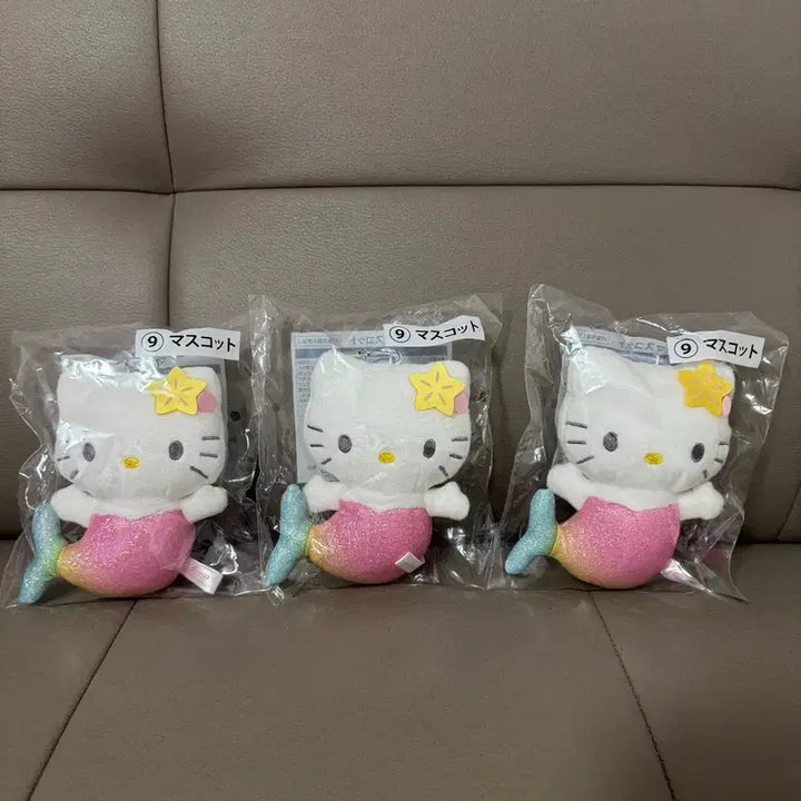 [BUNJANG] Sanrio Hello Kitty Mermaid Concept Plush Mascot Doll / 산리오 헬로 키티 쿠지 인형 마스코트