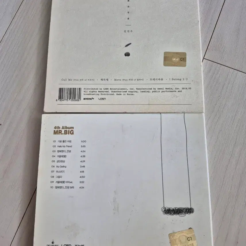 [BUNJANG] Kim Yeon-woo Autographed MR.BIG 4th Album CD Set / 친필사인 김연우 CD 2장 택배비포함