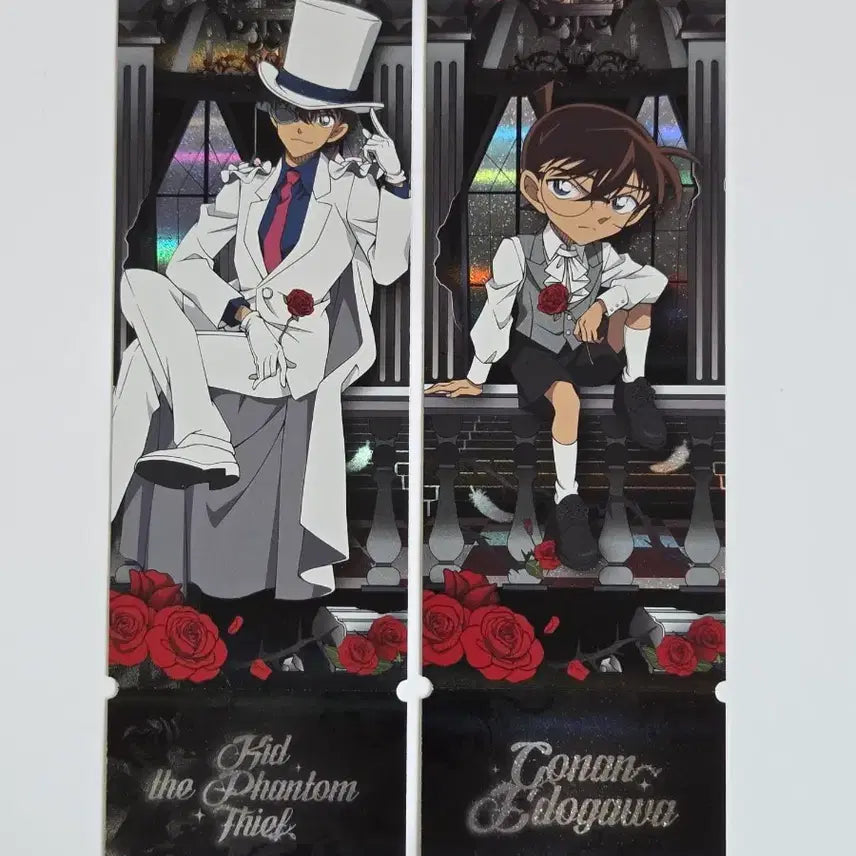 [BUNJANG] Detective Conan Kaito Kid &amp; Conan Acrylic Stand Bundle Set / 명탐정코난 중국 카유 명추리 아크릴스탠드 컬러 괴도키드, 코난 일괄