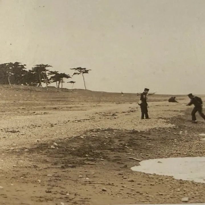 [BUNJANG] 1920s Miho-no-Matsubara Panorama Photograph - Historical Japanese Landmark / 1920년 - 일본 시즈오카현의 명승지 - 미호노마쓰바라 파노라마 사진