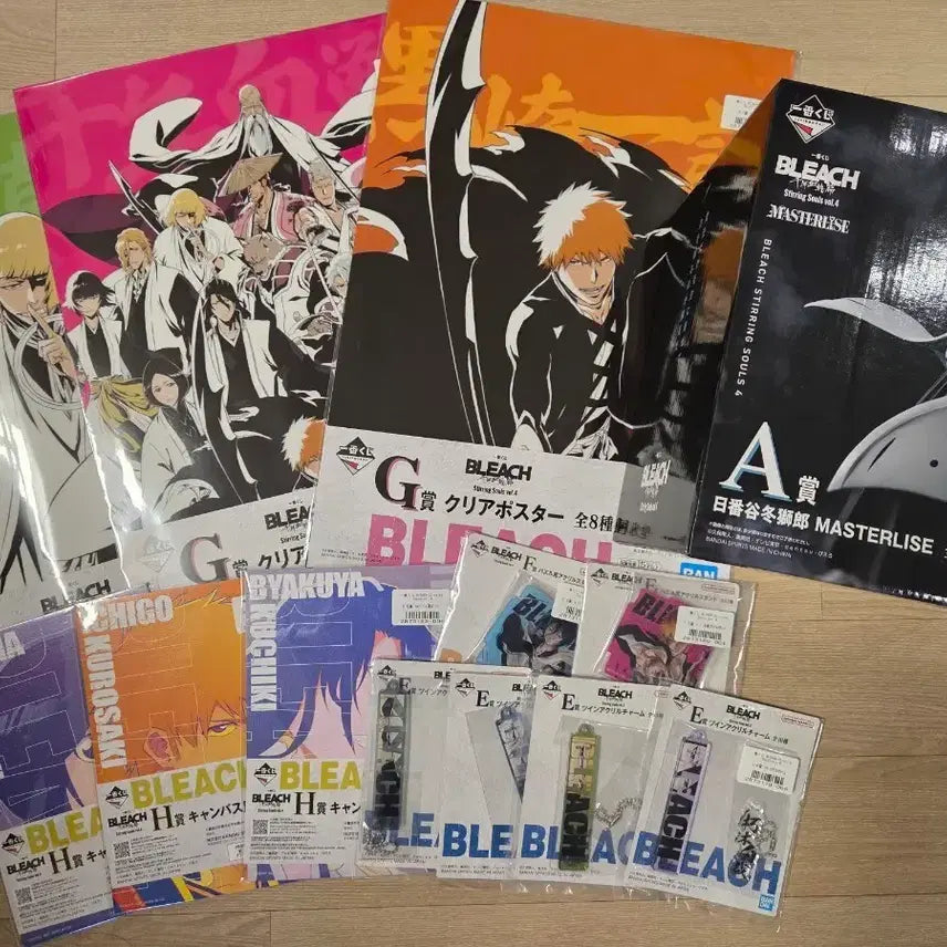 [BUNJANG] Bleach Ichiban Kuji Complete Set (Poster, Figure, Acrylic, etc.) / 블리치 제일복권 일괄 (포스터/피규어/아크릴 등)