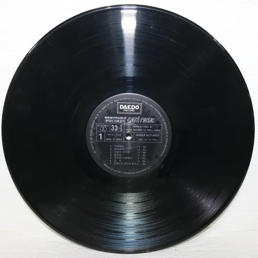 [BUNJANG] Various Artists - 추억의 카페음악 (LP Vinyl Record) / [NO.6066] 추억의 카페음악 (이떼바스/해바라기/시인과 나) LP