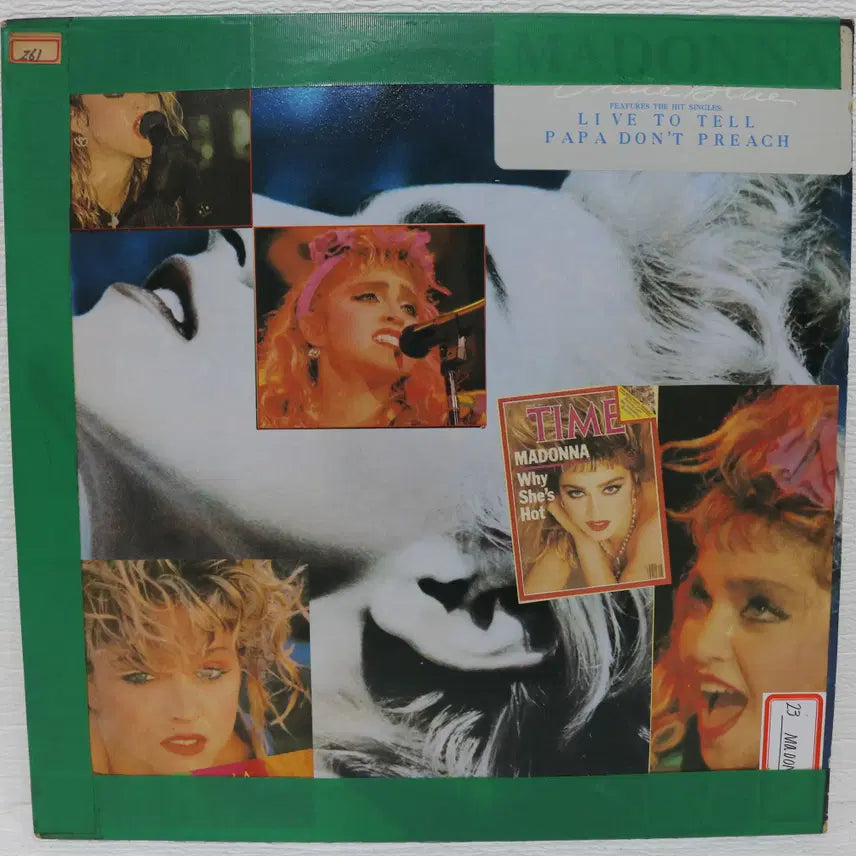 [BUNJANG] Madonna True Blue Live to Tell LP Vinyl Record 1986 / [NO.6067]MADONNA(TRUE BLUE LIVE TO TELL)