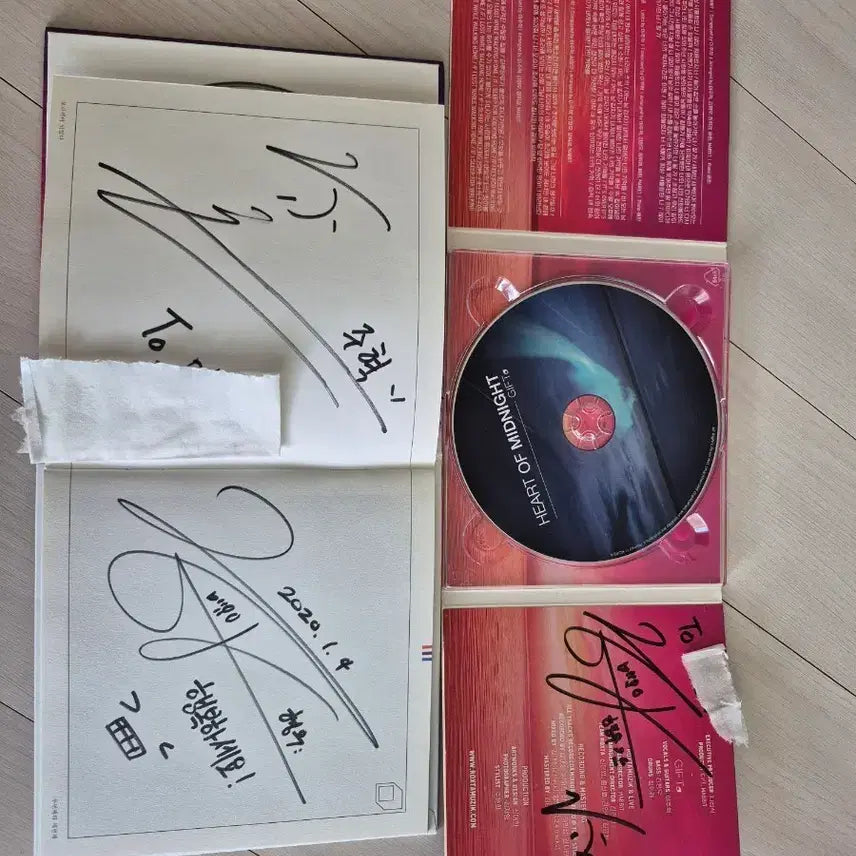 [BUNJANG] Autographed Signed Gift CD Album Set / 친필사인  GIFT CD 앨범 2장 팝니다