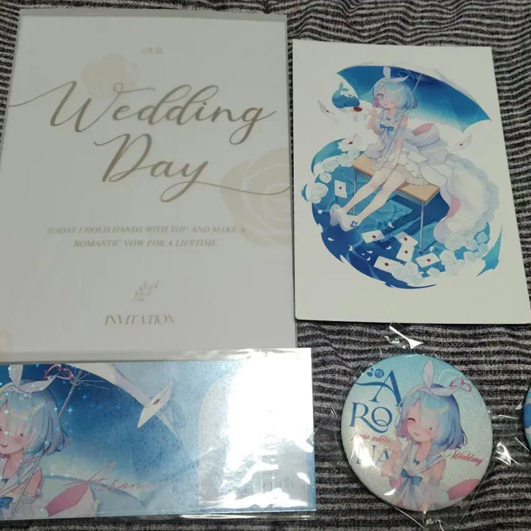[BUNJANG] Blue Archive Icepuli Wedding Arona Goods Set / 블루 아카이브 icepuli 웨딩 아로나 굿즈 세트