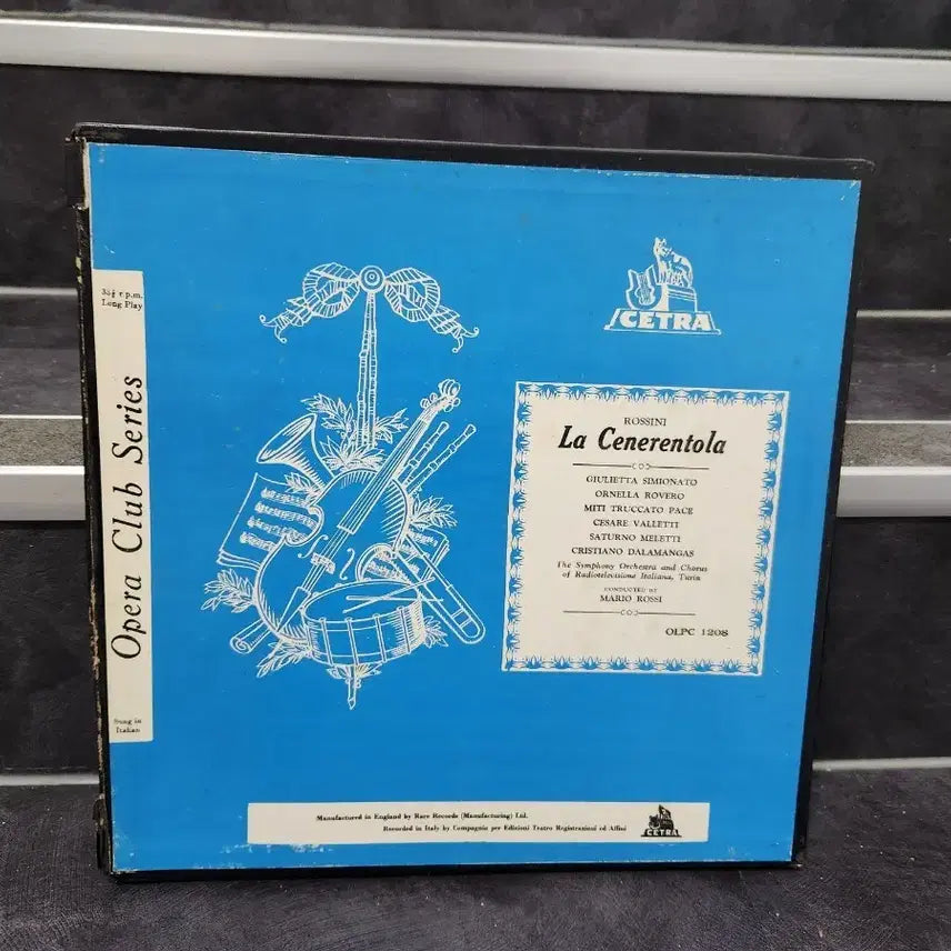 [BUNJANG] Gioachino Rossini Opera La Cenerentola (Cinderella) 3LP Set / 수입LP/ 지오아키노 로시니의 오페라 라 체네렌톨라(신데렐라)2LP