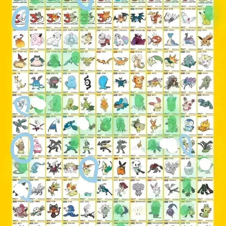 [BUNJANG] Pokemon 30th Anniversary Edition 5th Series Stickers / 포켓몬띠부씰 시즌5 30주년 판매(8/20)