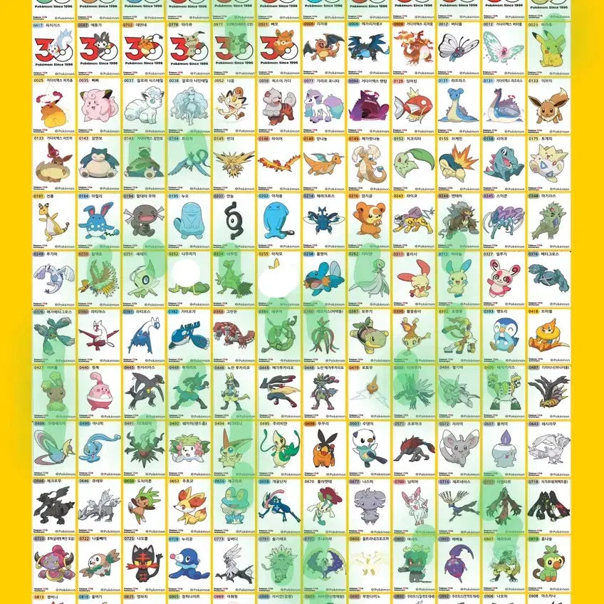 [BUNJANG] Pokemon 30th Anniversary Edition 5th Series Stickers / 포켓몬띠부씰 시즌5 30주년 판매(8/20)