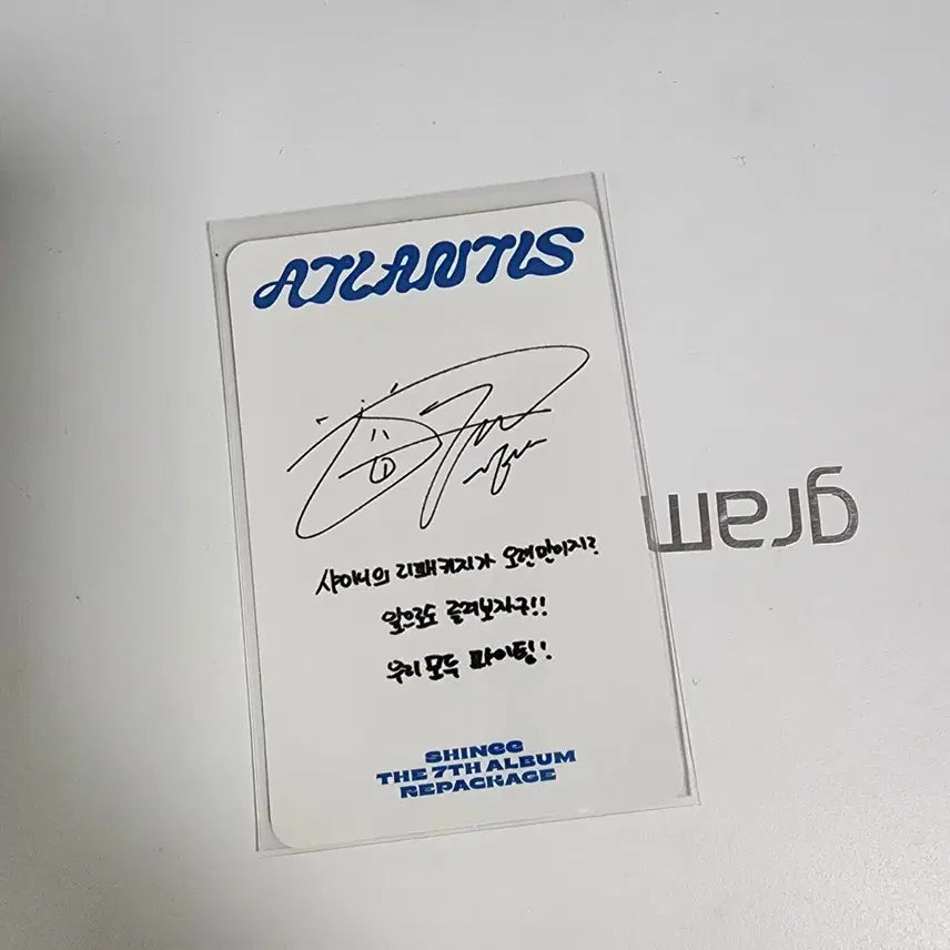 [BUNJANG] SHINee Onew Atlantis Photocard / 샤이니 아틀란티스 온유 포카