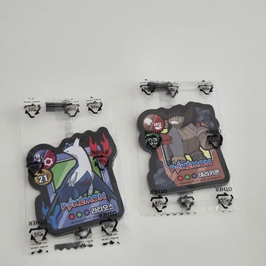[BUNJANG] Pokemon Cookie Latias Terrakion Magnet Bundle Set / 포켓몬쿠키 라티오스 테라키온 마그넷 일괄