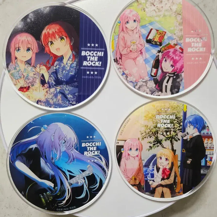 [BUNJANG] Bocchi the Rock! Animate Gratte Acrylic Coaster Bundle Set / 봇치더록 애니메이트 그라떼 아크릴 코스터 일괄
