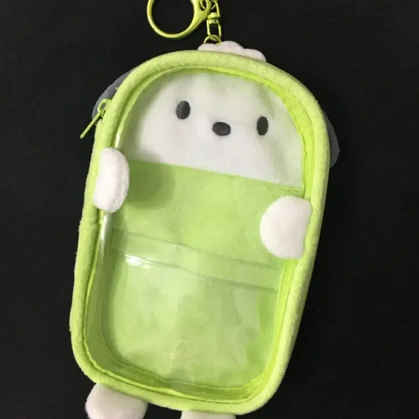 [BUNJANG] Sanrio Pochacco Clear Acrylic Stand Pouch / 포챠코 아크릴 스탠드 투명 인형 파우치 산리오